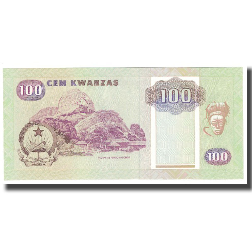 Banknote, Angola, 100 Kwanzas, 1991, 1991-02-04, KM:126, UNC(65-70)