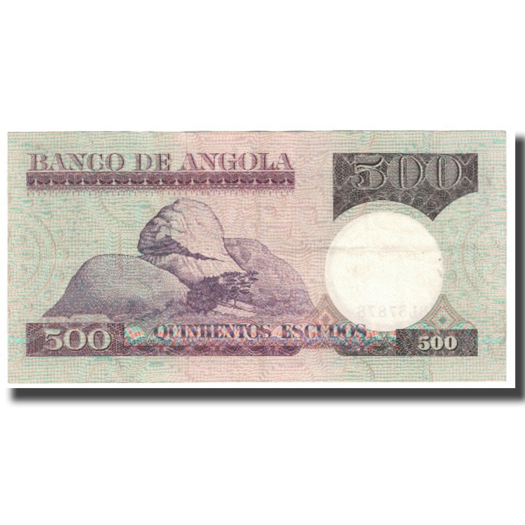 Banknote, Angola, 500 Escudos, 1973, 1973-06-10, KM:107, AU(55-58)