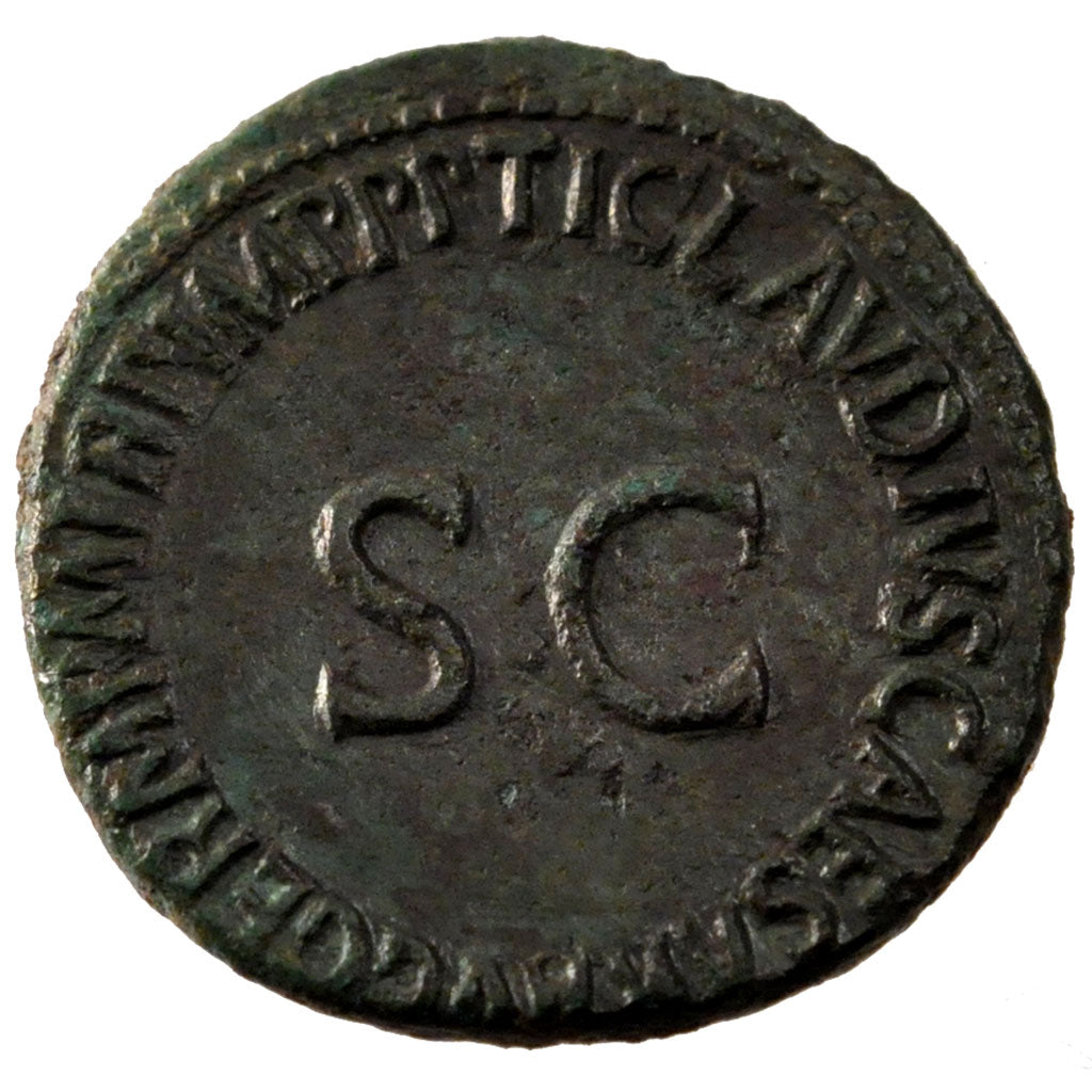 Germanicus, As, AU(50-53), Copper, Cohen #9, 10.90