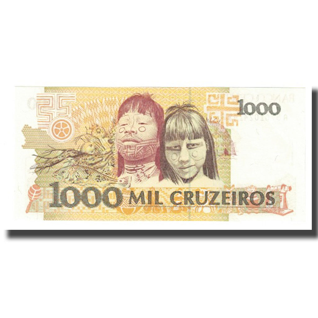 Banknote, Brazil, 1000 Cruzeiros, KM:231b, UNC(65-70)
