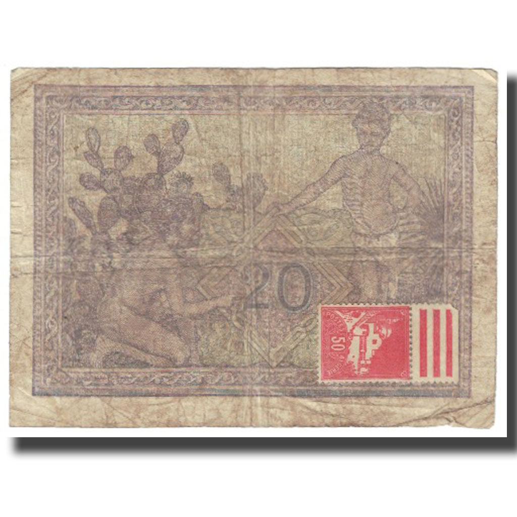 Banknote, Algeria, 20 Francs, 1942, 11-11-1942, KM:92a, VG(8-10)