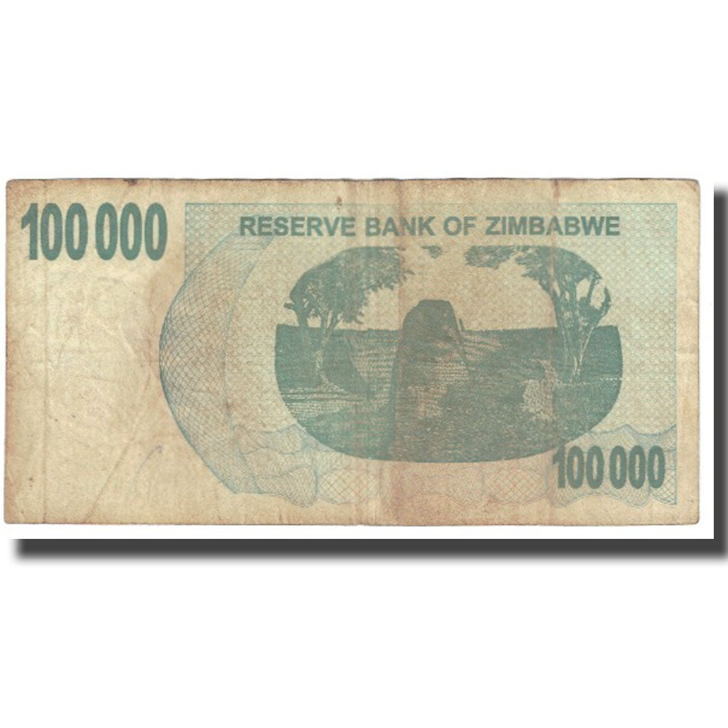 Banknote, Zimbabwe, 100,000 Dollars, 2007, 2007-07-31, KM:48a, VG(8-10)