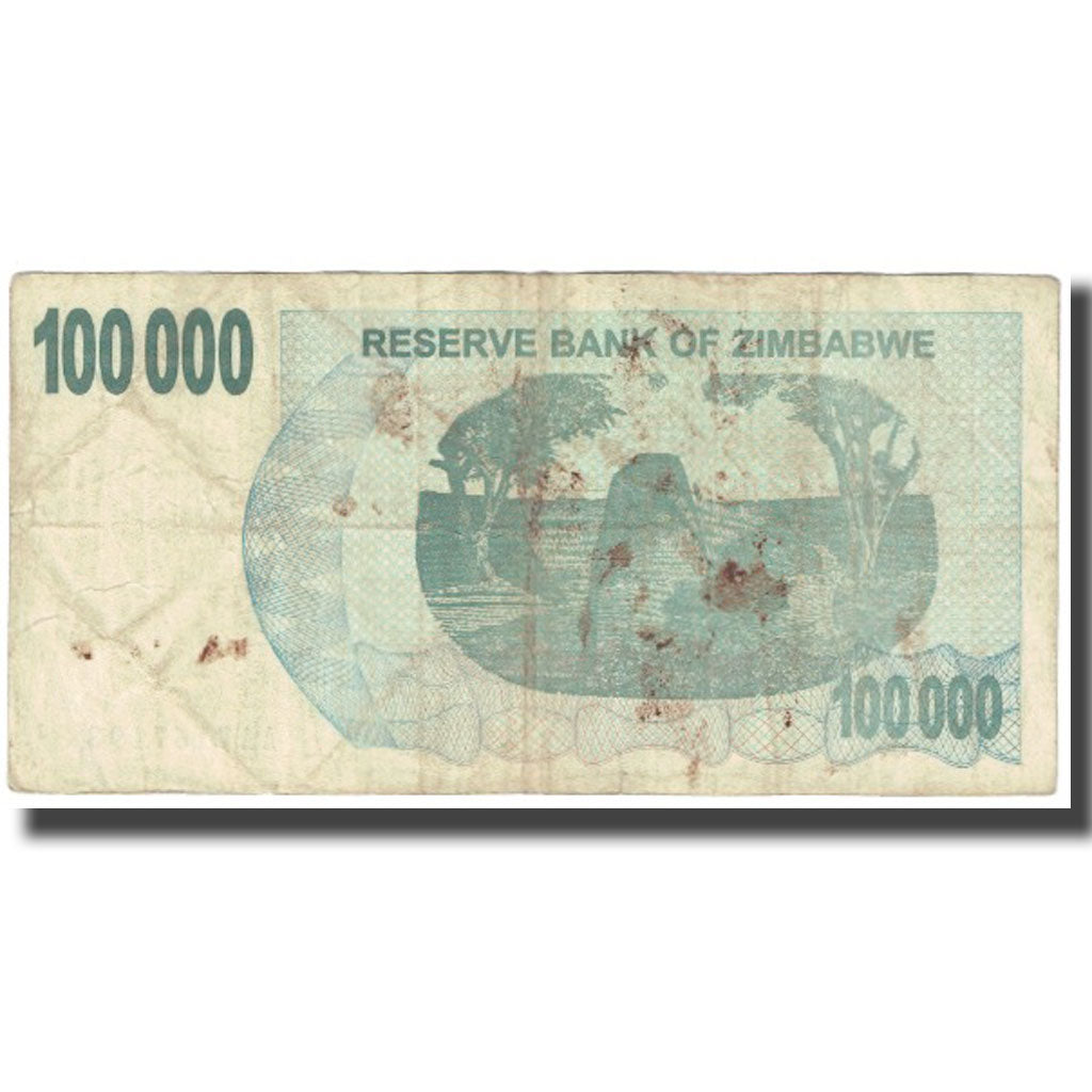 Banknote, Zimbabwe, 100,000 Dollars, 2007, 2007-07-31, KM:48a, VG(8-10)