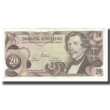 Banknote, Austria, 20 Schilling, 1967, 1967-07-02, KM:142a, UNC(63)