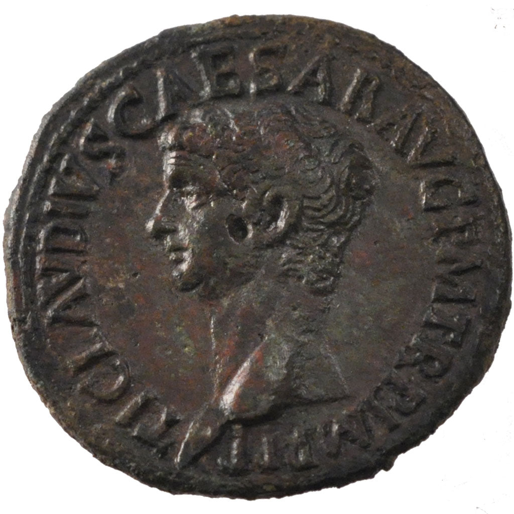 Claudius, Dupondius, AU(50-53), Copper, Cohen #1, 10.50