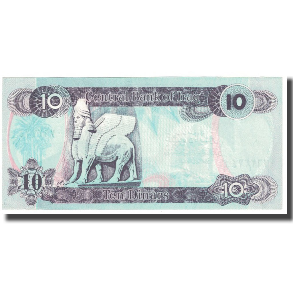 Banknote, Iraq, 10 Dinars, KM:81, UNC(65-70)