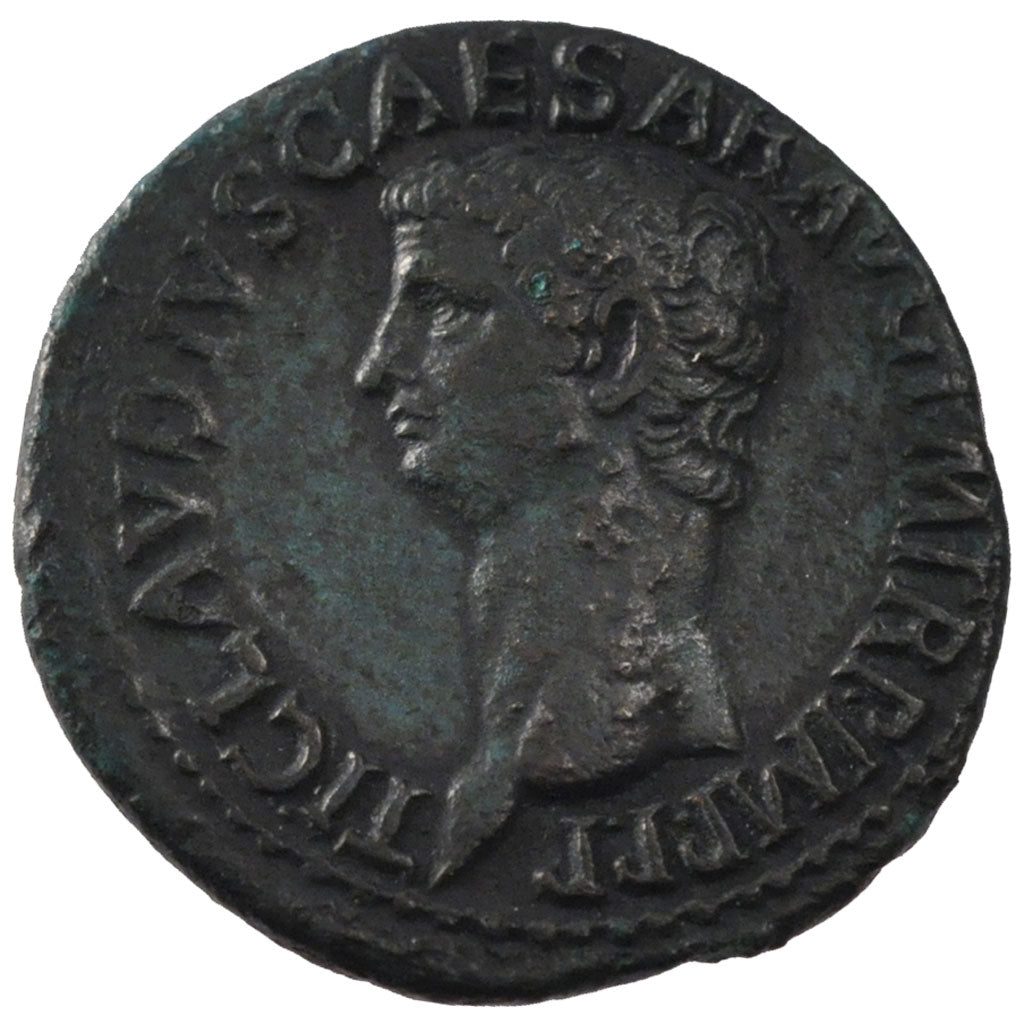 Claudius, Dupondius, AU(50-53), Copper, Cohen #47, 10.90