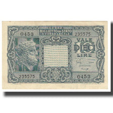 Banknote, Italy, 10 Lire, KM:32a, VF(30-35)