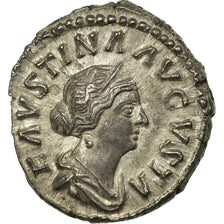 Münze, Faustina I, Denarius, Rome, SS+, Silber