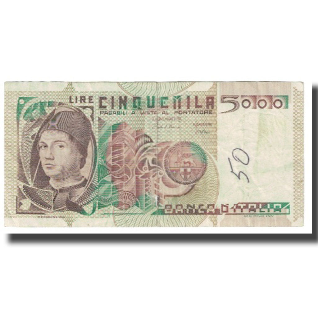 Banknote, Italy, 5000 Lire, 1979, 1979-03-02, KM:105a, VF(20-25)