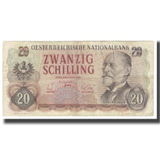 Banknote, Austria, 20 Schilling, 1956, 1956-07-02, KM:136a, VF(20-25)