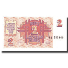 Biljet, Letland, 2 Rubli, KM:36, NIEUW