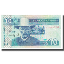 Nota, Namíbia, 10 Namibia dollars, KM:1a, EF(40-45)