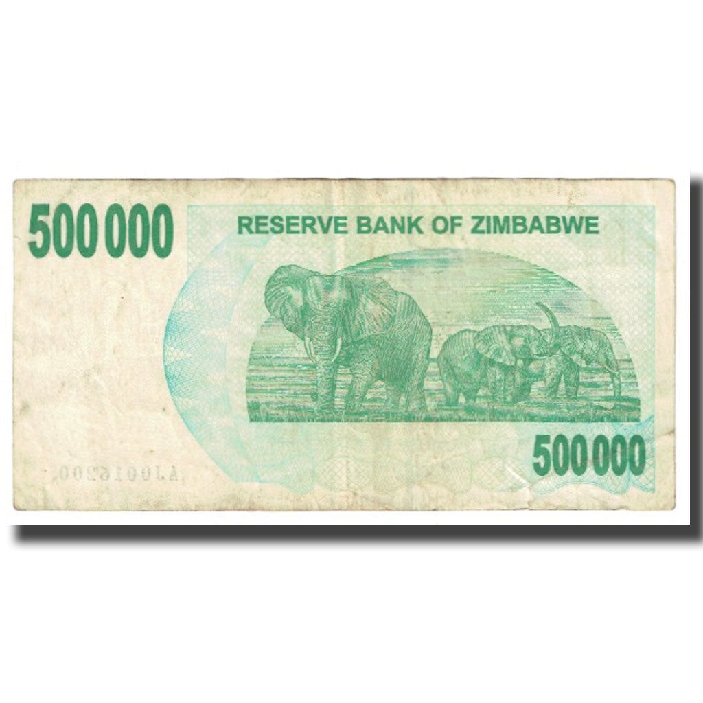Banknote, Zimbabwe, 500,000 Dollars, 2008, 2008-06-30, KM:51, VF(20-25)