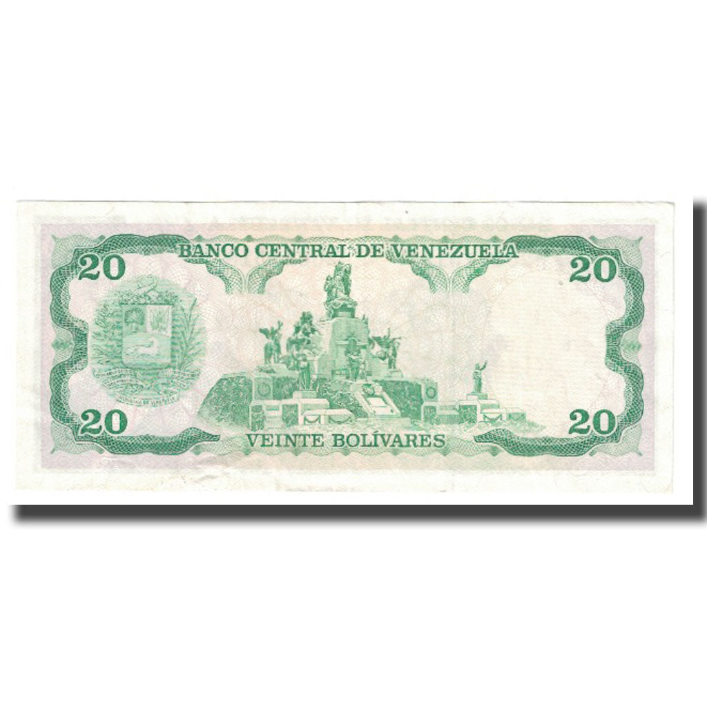 Billet, Venezuela, 20 Bolivares, 1989, 1989-09-07, KM:53a, SPL
