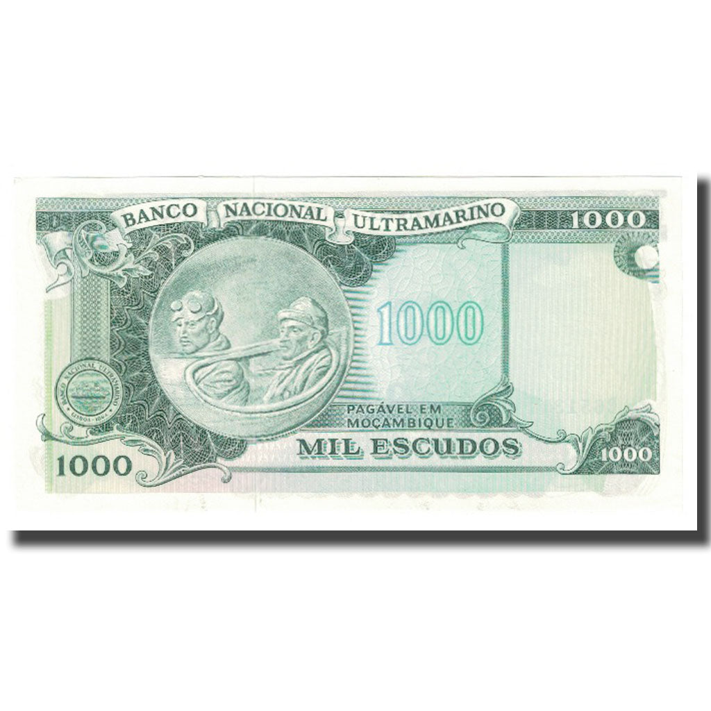 Nota, Moçambique, 1000 Escudos, 1972, 1972-05-23, KM:119, UNC(65-70)