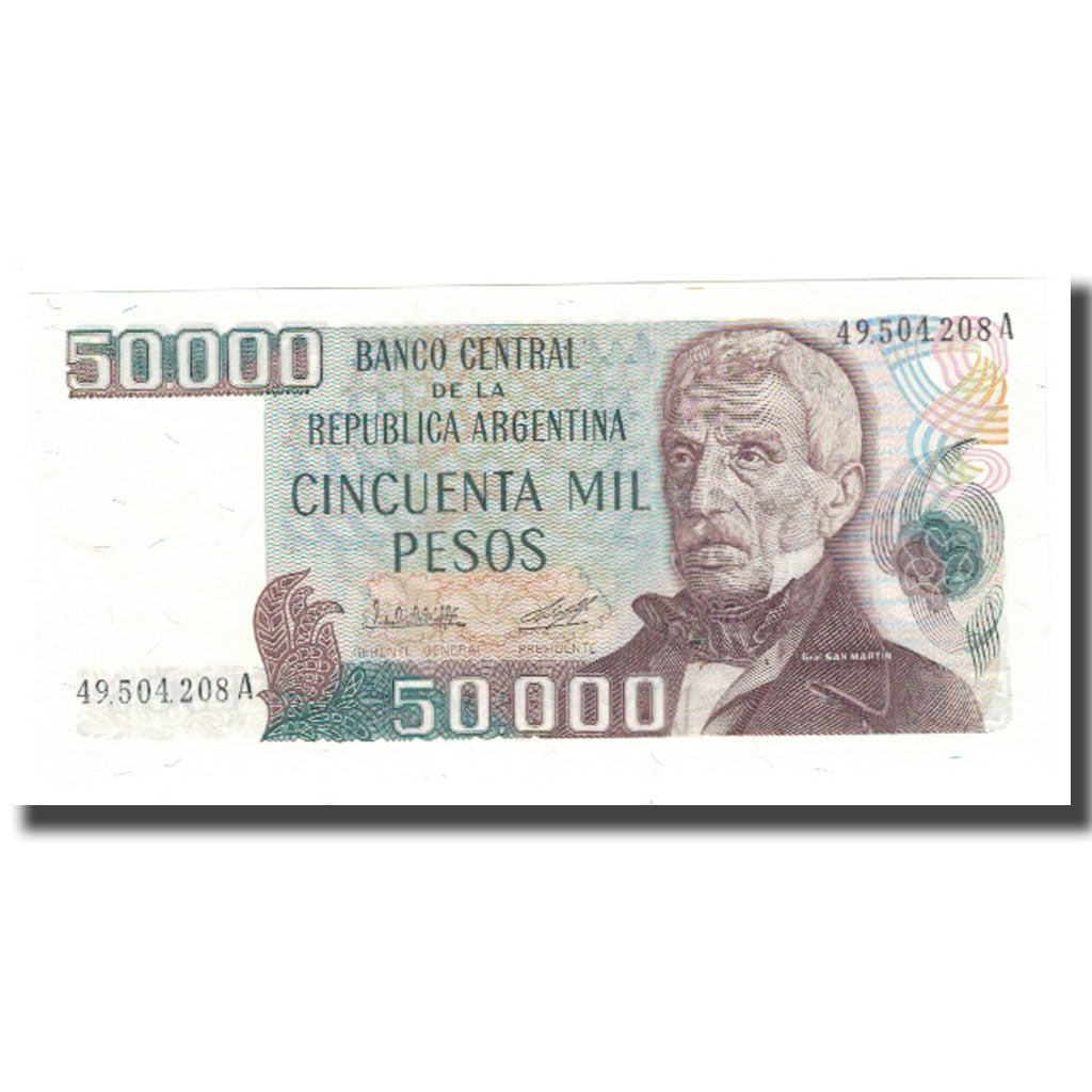 Banknote, Argentina, 50,000 Pesos, KM:307, UNC(65-70)