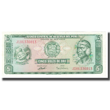 Banknote, Peru, 5 Soles De Oro, 1970, 1970-10-16, KM:99b, UNC(65-70)