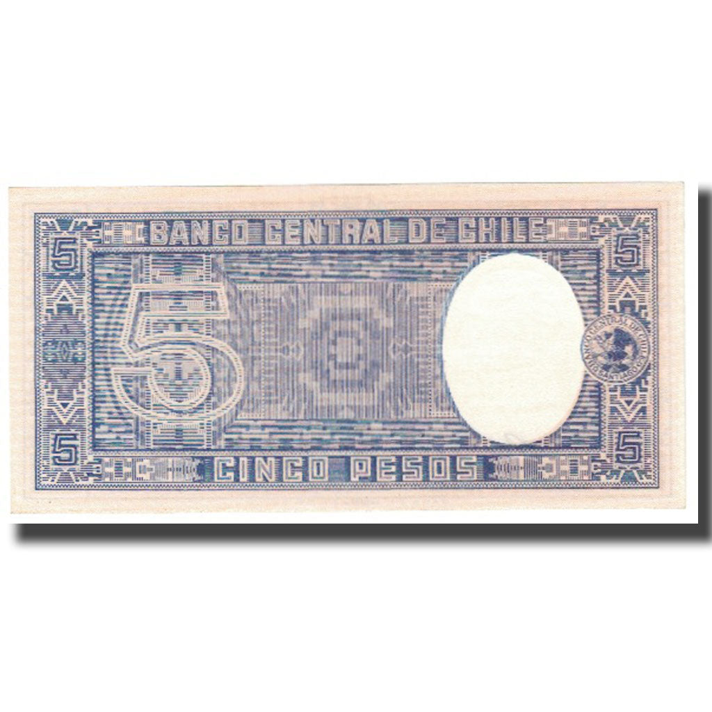 Banknote, Chile, 5 Pesos = 1/2 Condor, KM:119, UNC(65-70)