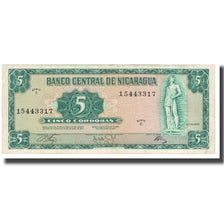 Banknote, Nicaragua, 5 Cordobas, 1972, 1972-04-27, KM:122, EF(40-45)