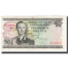 Banknote, Luxembourg, 50 Francs, 1972, 1972-08-25, KM:55b, EF(40-45)