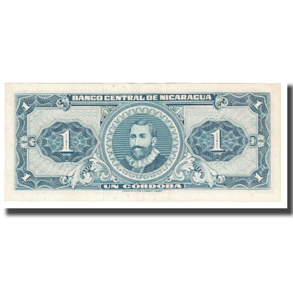 Banknote, Nicaragua, 1 Cordoba, 1968, 1968-05-25, KM:107, EF(40-45)