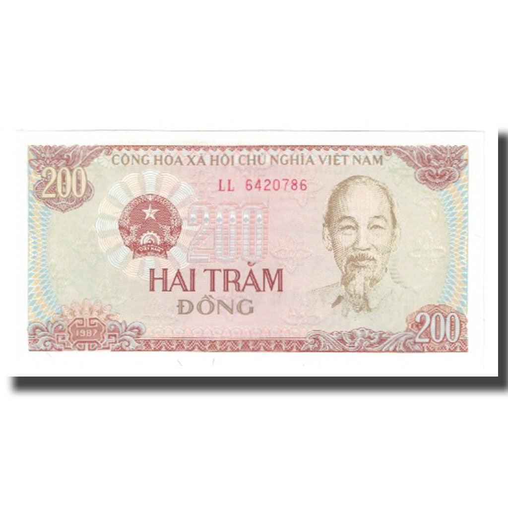 Billete, 200 D<ox>ng, Vietnam, KM:100a, UNC