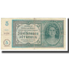 Banknote, Bohemia and Moravia, 5 Korun, KM:4a, VF(20-25)