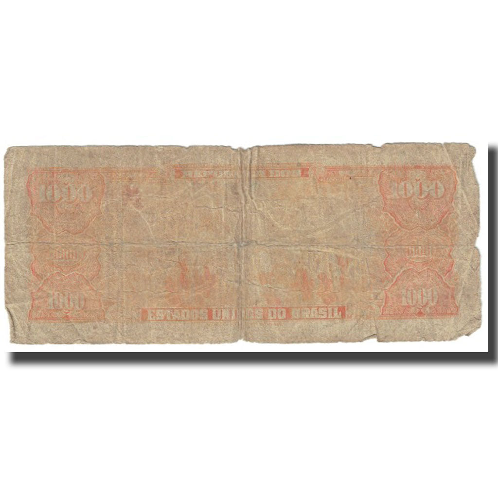 Banconote, Brasile, 1000 Cruzeiros, 1905, KM:165, B