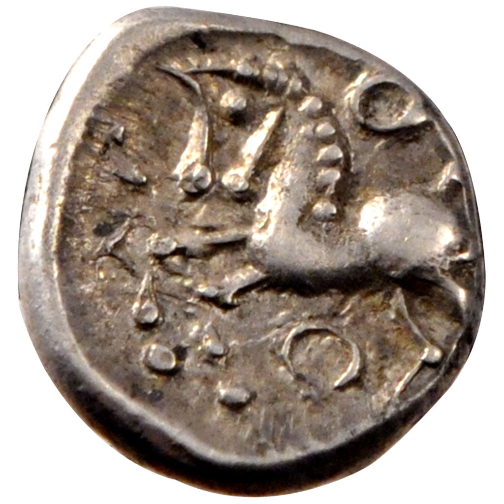 Aedui, Denarius, AU(55-58), Silver, Delestré #3188, 1.90