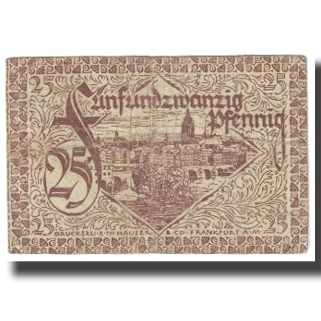 Nota, Alemanha, 25 Pfennig, 1919, 1919-11-01, VF(20-25)