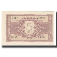 Banknote, Italy, 5 Lire, KM:31a, UNC(63)