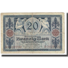 Banconote, Germania, 20 Mark, 1915, 1915-11-04, KM:63, MB