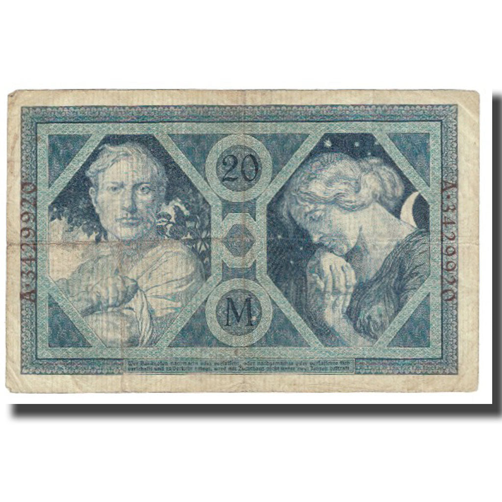 Banconote, Germania, 20 Mark, 1915, 1915-11-04, KM:63, MB