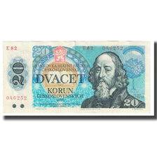Banknote, Czechoslovakia, 20 Korun, 1988, KM:95, UNC(65-70)