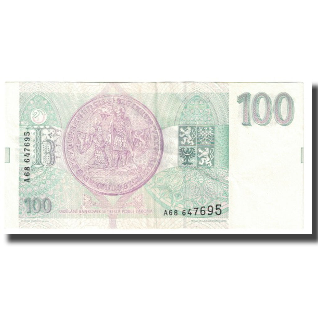 Banknote, Czech Republic, 100 Korun, 1993, KM:5a, UNC(63)