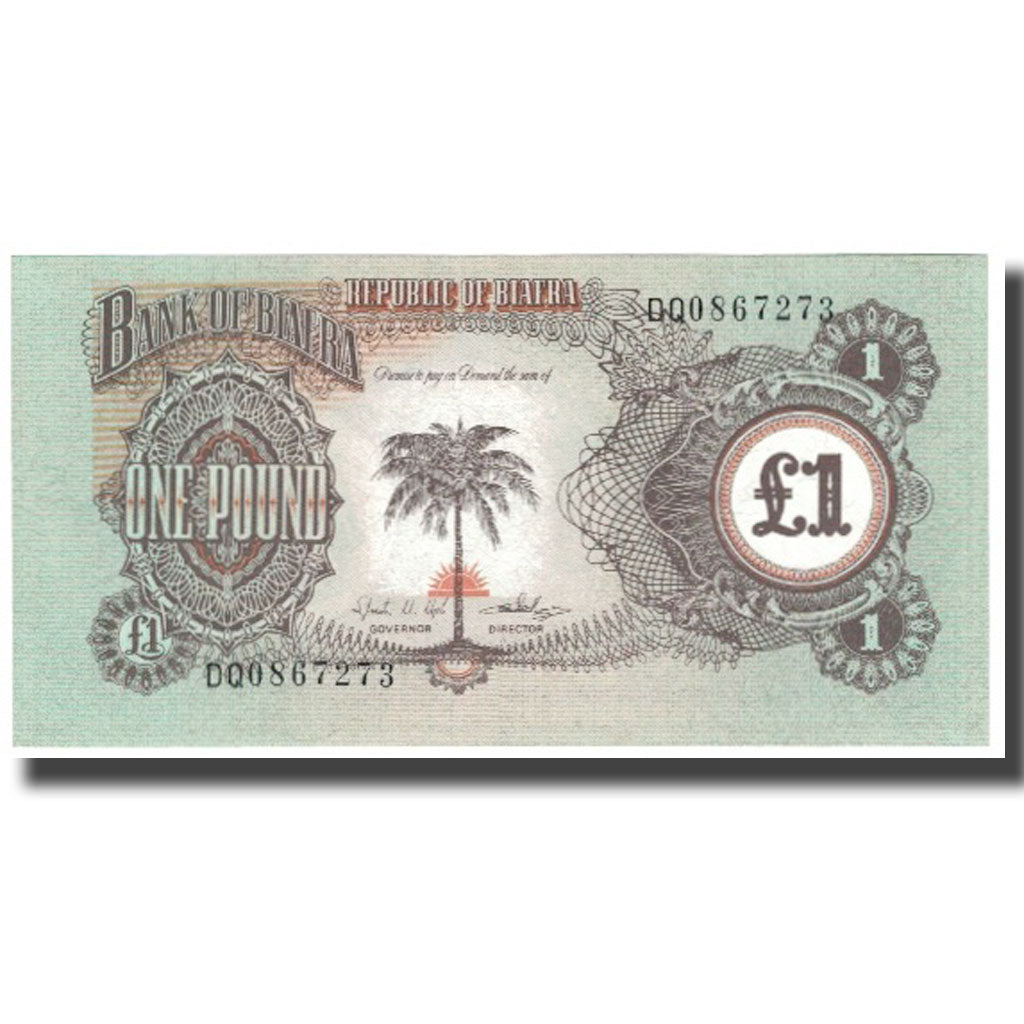 Banknot, Biafra, 1 Pound, KM:5a, UNC(65-70)