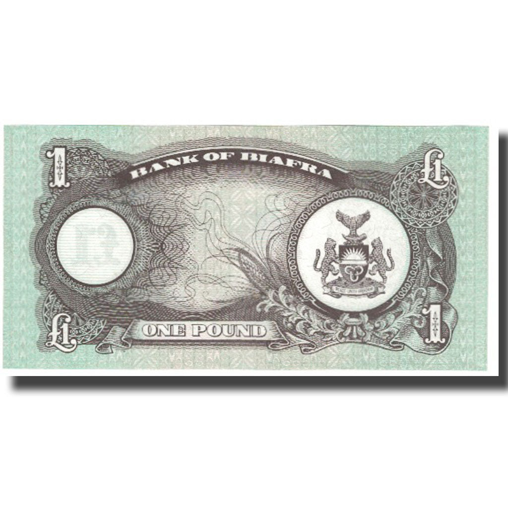 Banknot, Biafra, 1 Pound, KM:5a, UNC(65-70)