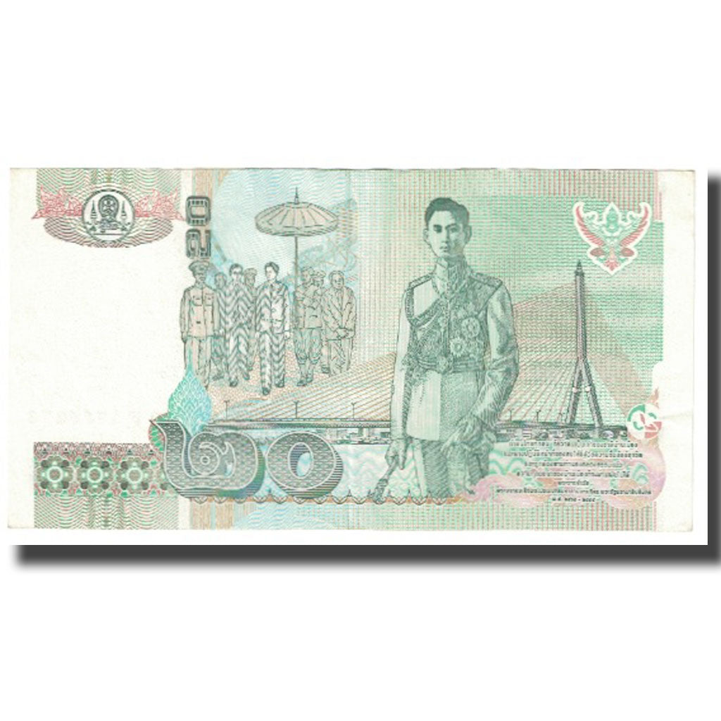 Billete, 20 Baht, Tailandia, KM:109, UNC