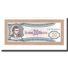 Banconote, Russia, 20 Rubles, FDS