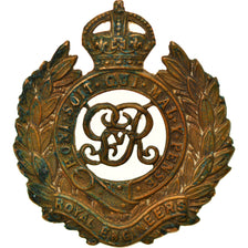Royaume-Uni, WW1 Cap Badge, Royal Engineers, Médaille, 1914-1918, Très bon