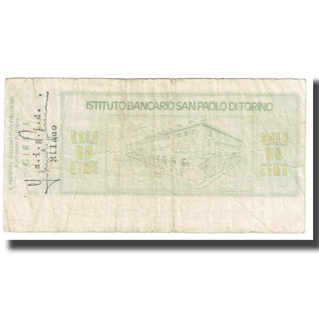 Nota, Itália, 50 Lire, VF(20-25)