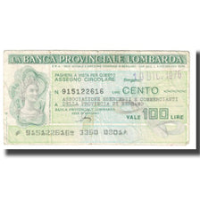 Billet, Italie, 100 Lire, TB