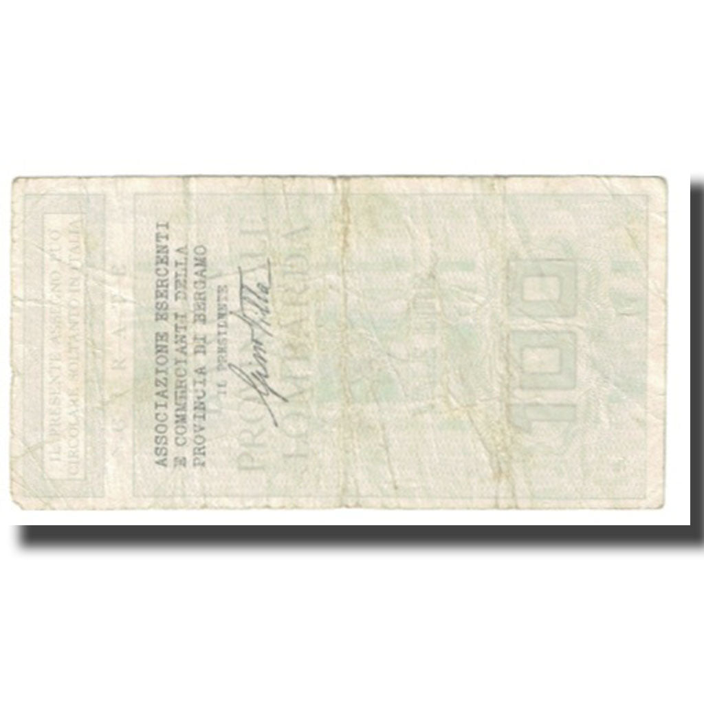 Billet, Italie, 100 Lire, TB