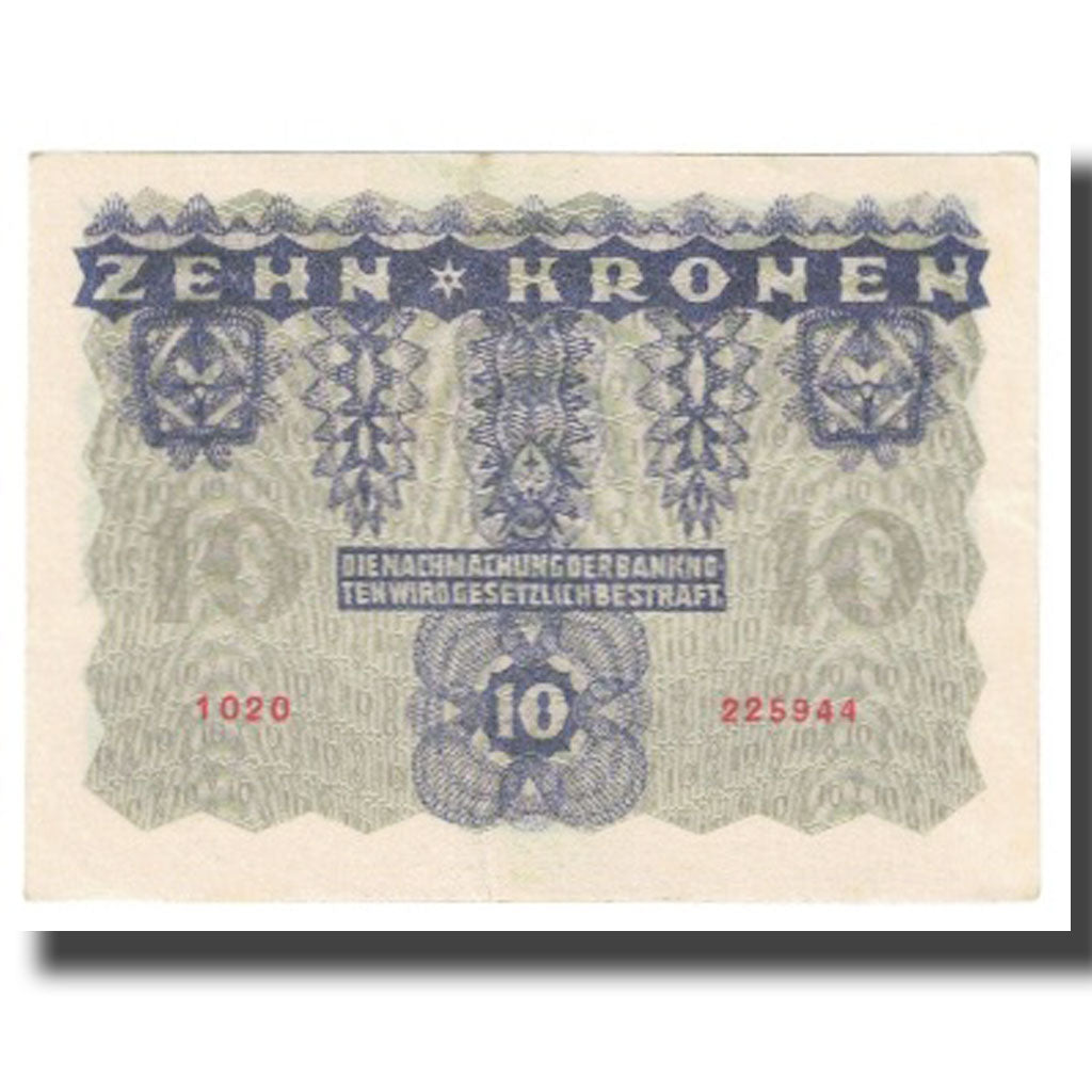 Billete, 10 Kronen, 1922, Alemania, 1922-01-02, SC