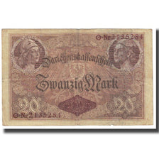 Banknote, Germany, 20 Mark, 1914, 1914-08-05, KM:48a, EF(40-45)