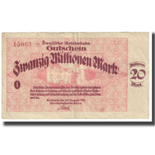 Banknote, Germany, 20 Mark, 1923, 1923-08-20, EF(40-45)