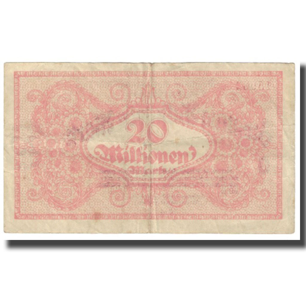 Banknote, Germany, 20 Mark, 1923, 1923-08-20, EF(40-45)