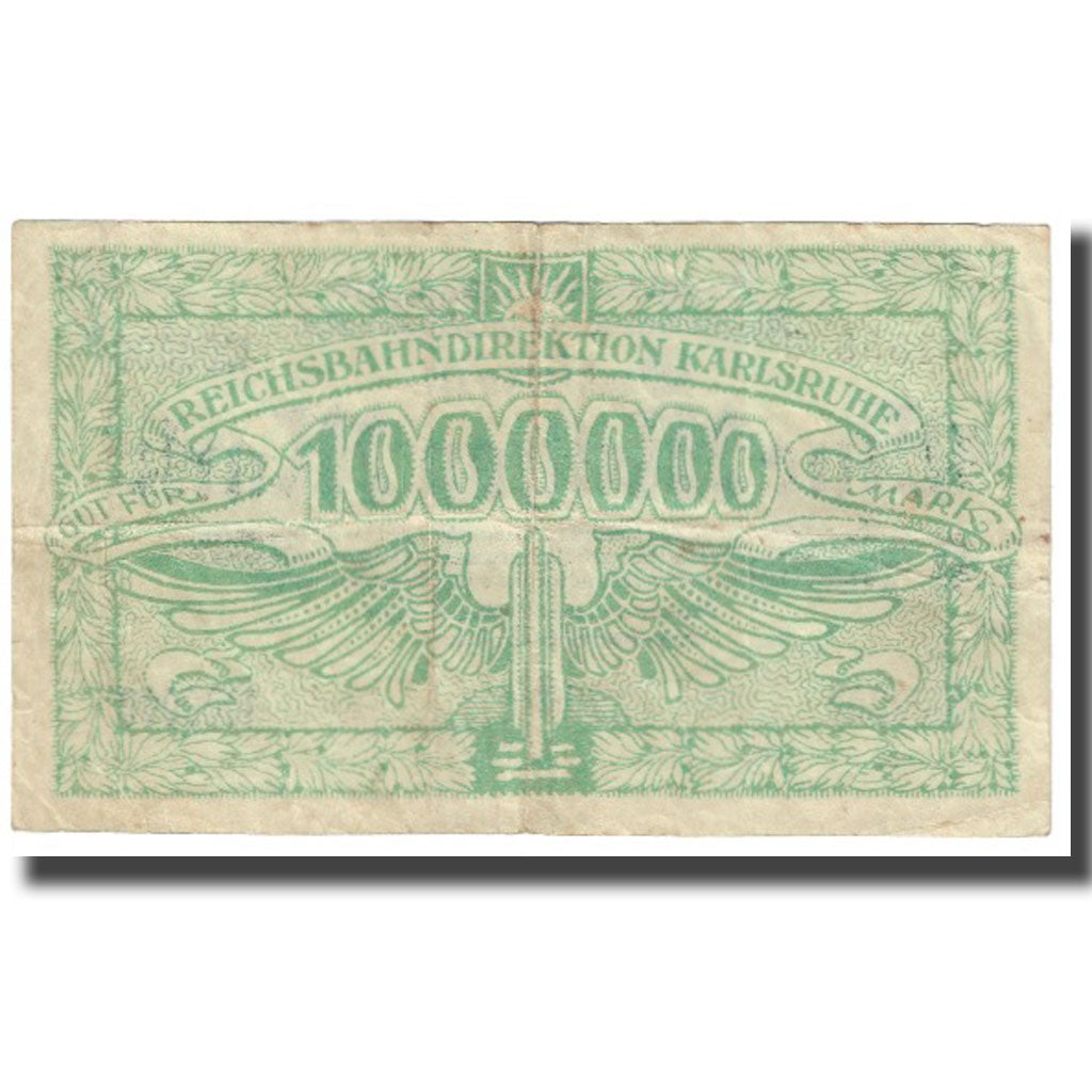 Banknote, Germany, 1 Million Mark, 1923, 1923-08-10, EF(40-45)