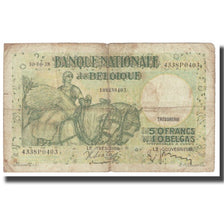 Banknote, Belgium, 50 Francs-10 Belgas, 1938, 1938-06-30, KM:106, VF(20-25)